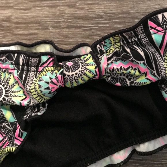 Neon Ruffle Bikini Bottom - Picture 3 of 4